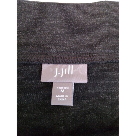 J. JILL Charcoal Gray PENCIL SKIRT Stretch Pull-On Womens Size Medium - Picture 4 of 8